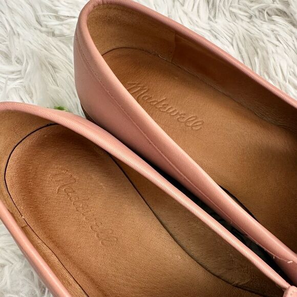 Madewell The Frances Leather Loafer in Pink Oyster Slip On Comfy Size 8.5 - Picture 7 of 11